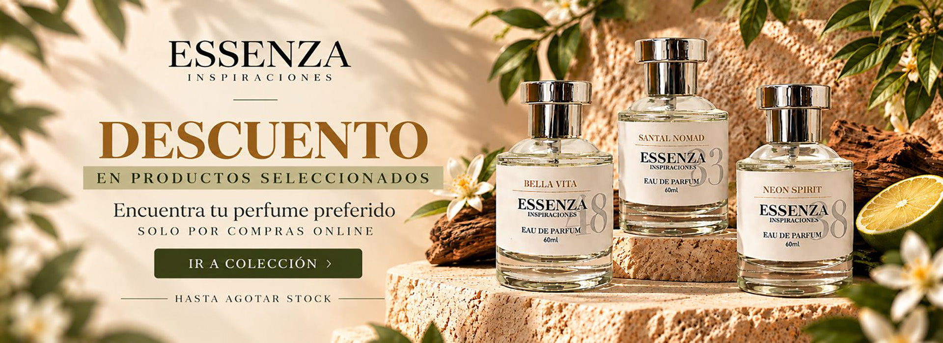 Descuento en perfumes seleccionados. Encuentra tu perfume preferido.