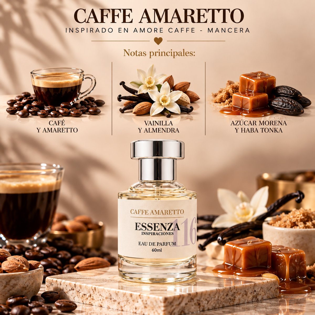 Caffe Amaretto / Inspirado en Amore Caffe - Mancera