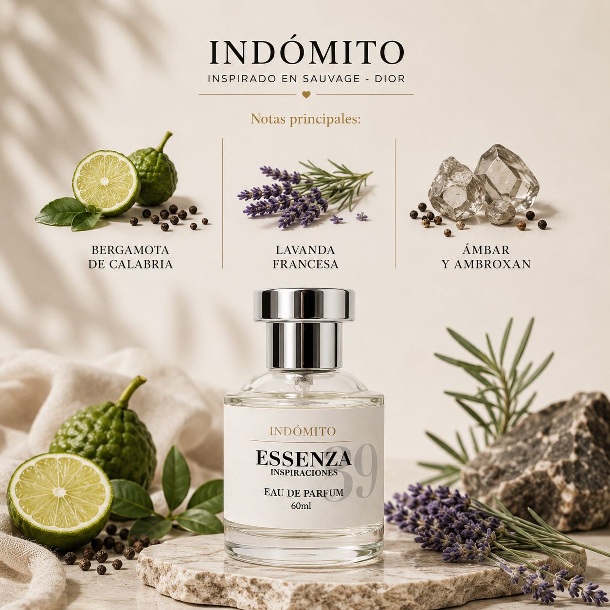 Indómito / Inspirado en Sauvage - Dior