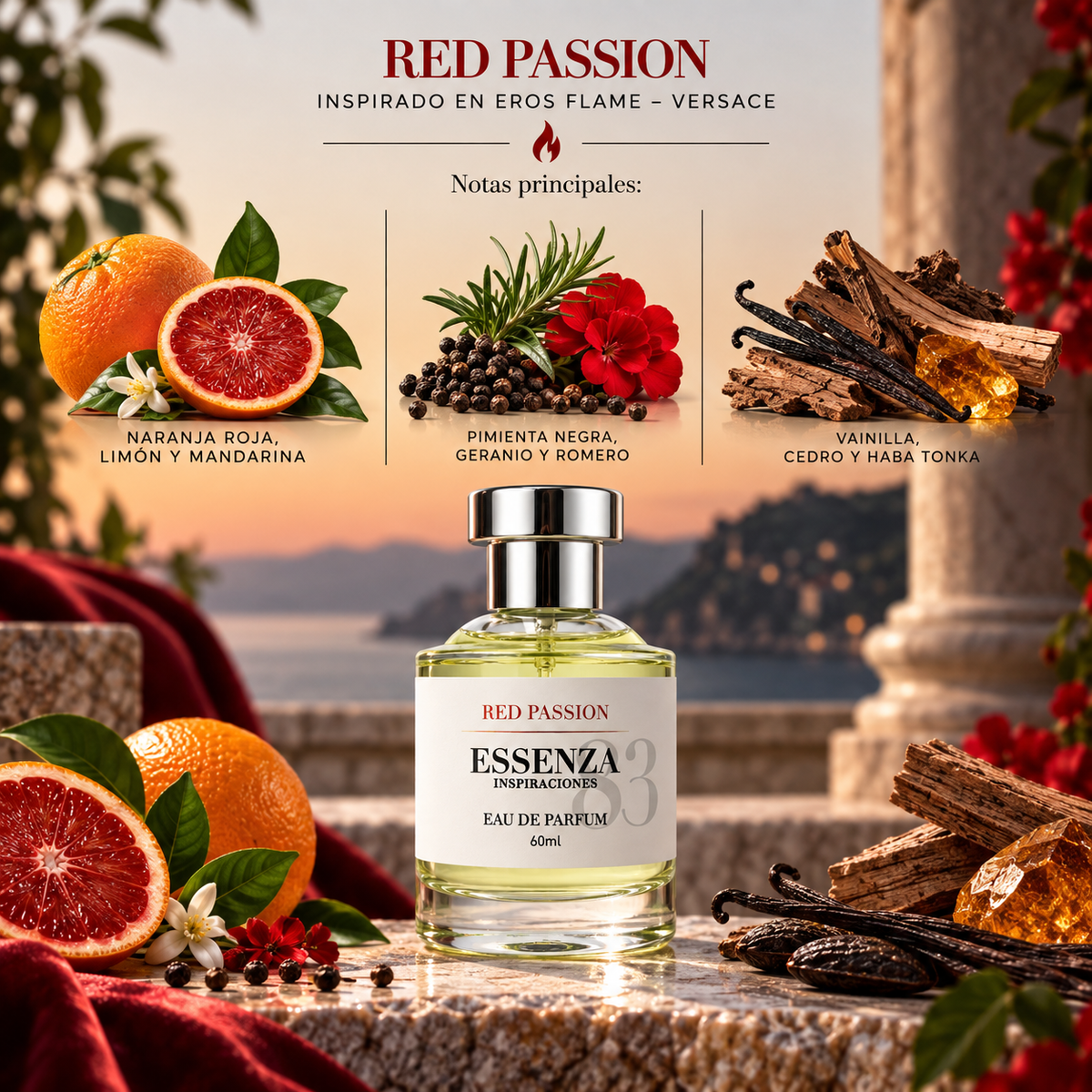 Red Passion / Inspirado en Eros Flame - Versace