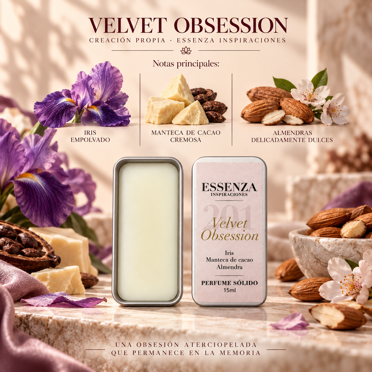 Velvet Obsession / Perfume Sólido