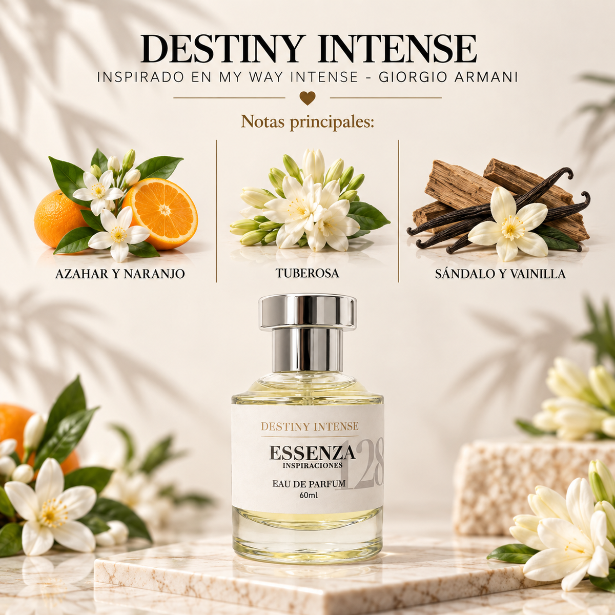 Destiny Intense / Inspirado en My Way Intense - Giorgio Armani